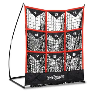 GoSports 9 Pocket Baseball and Softball Pitching Strike Zone Target Net