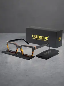 Ultra-Light Light Blocking Tr90 Eyeglasses, Minimalist Design Unisex Optical Frames for Outdoor Sports Travel Cycling Music Festivals