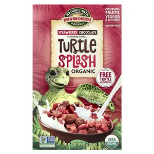 Nature's Path EnviroKidz, Organic Turtle Splash Cereal, Strawberry Chocolate, 10 oz (284 g)