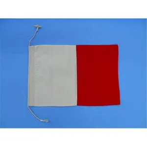 Handcrafted Model Ships  Letter H Cloth Nautical Alphabet Flag - 20 in. Decorative Accent