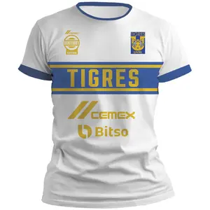 Liga MX Playera Tigres Tercero 23Kits, Camisetas de Futbol, Football Gear, Sport Apparel, Soccer Jersey Men Women
