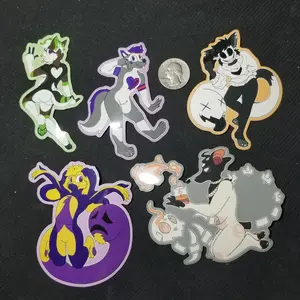 Fursona Series Vinyl Stickers 001 - 005