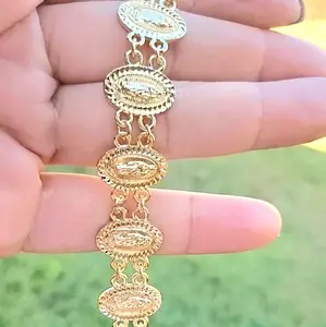 Virgencita Gold Laminated Bracelets