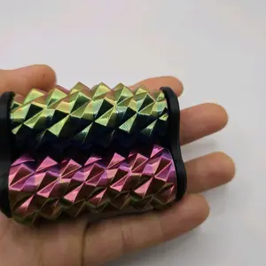 ​Deep Sensory Spiky Hand Roller Fidget | Iridescent Color Shift | Anxiety Relief Desk Toy | Unique Texture Stim Toy