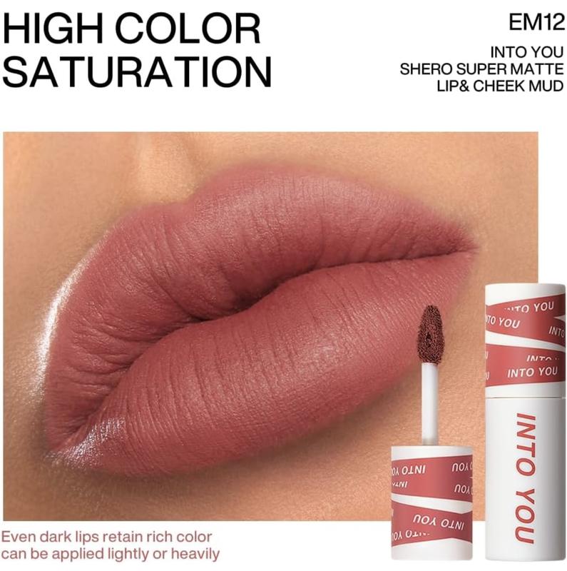 INTO YOU SHERO Super Matte Lip & Cheek Mud