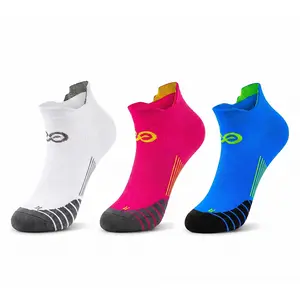 PAPLUS Compression Socks for Women & Man, 3 Pairs Ankle Running Socks with Arch Support, Ankle Support, Plantar Fasciitis
