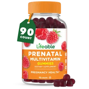 Lifeable Adults Prenatal Multivitamin with Iron Gummies for Women, 90 count