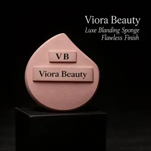 Viora Beauty Teardrop Makeup Sponge, Non-Latex Powder Puff for Flawless Foundation & Concealer Blending
