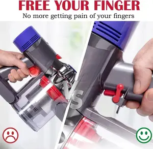 Red Trigger Lock for Power Button of Dyson V6 V7 V8 V10 V11 Vacuum-Figure Relax