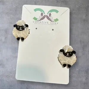 Mini Dibé (Sheep) Hair Clips | Navajo Symbol of Life, Balance & Sustenance | Handmade Indigenous Accessory