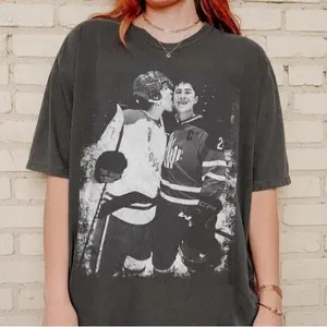 Hudson Williams Connor Storrie Shirt Vintage Shirt, Heated Rivalry Shirt, Gift For Woman and Man Unisex T-Shirt, Comfort Colors Shirt