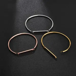 FF0044 New Store Opening|   Free Shipping|Custom Engraved Bar Bangle| Minimalist Stainless Steel Cuff Bracelet|Perfect for birthdays, anniversaries, Mother’s Day, or graduation-engrave a special message to make it one-of-a-kind.