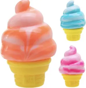 NeeDoh 2026 New Cube Lce Cream Cone Ice Cream Popsicle Pinch Music Decompression Toy Popsicle Ice Cream Pinch Music