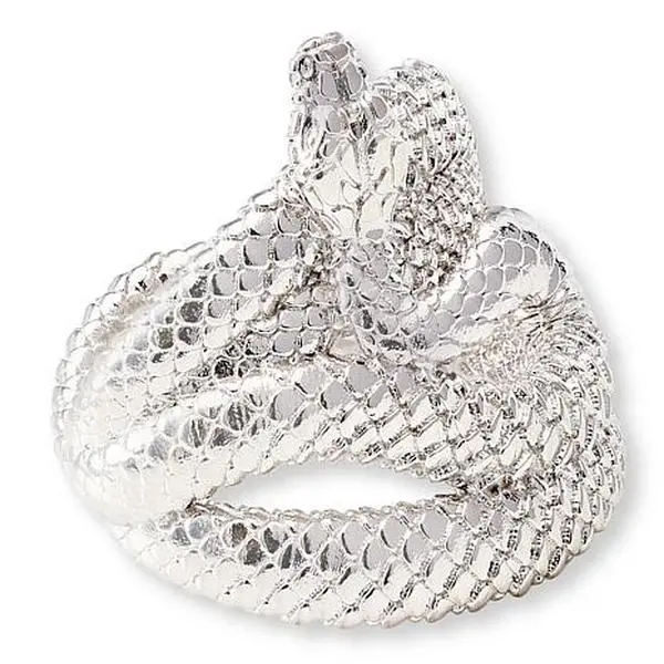 Bellezza Bronze Textured Snake Ring