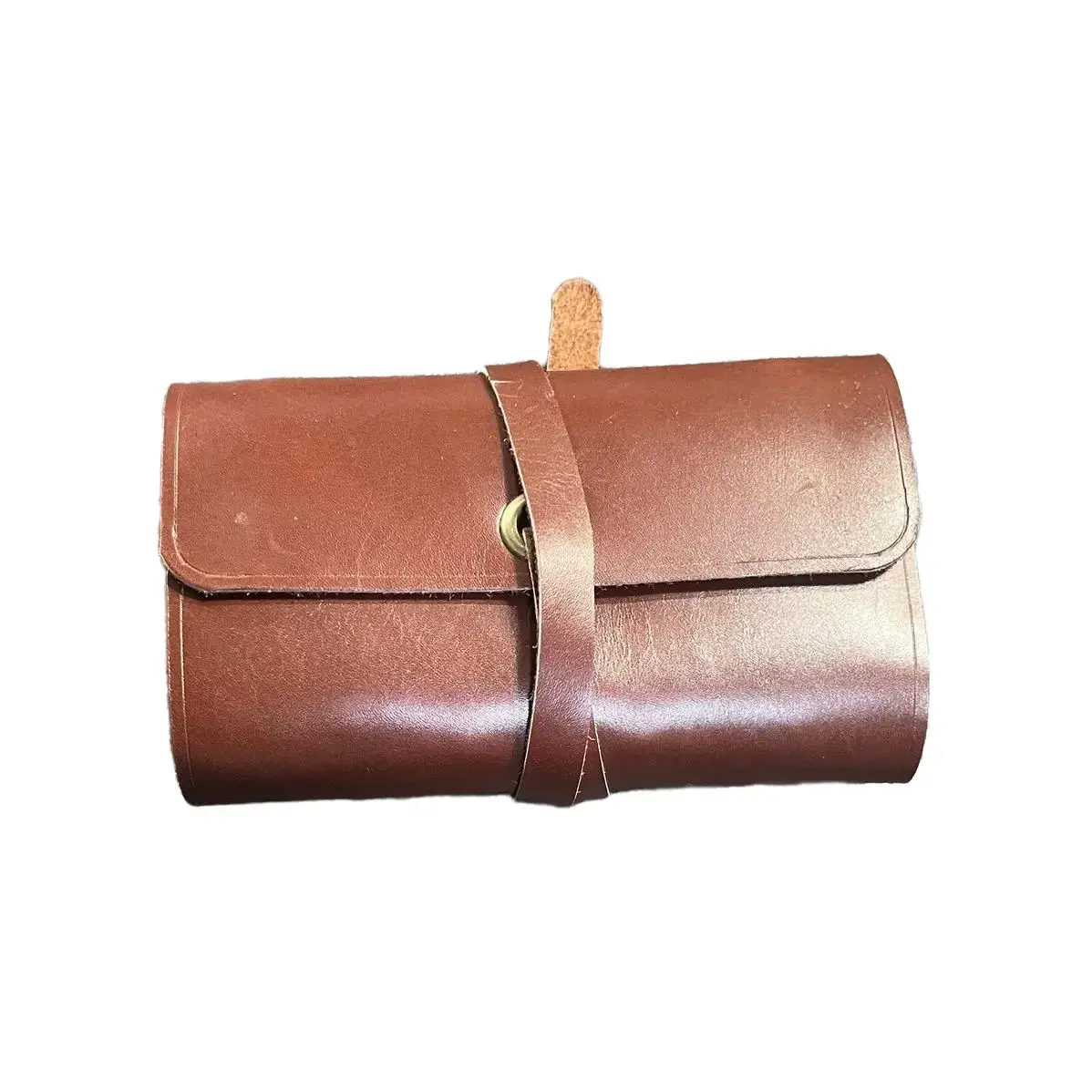 Stay Organized on Your Outdoor Cooking Adventures with the Camping Leather Seasoning Holder - High-Quality Leather Construction