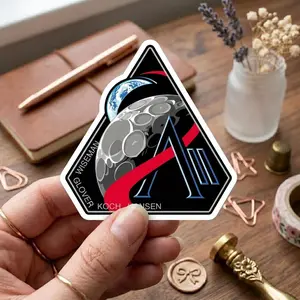 (Set of 2,3,5 pcs) Artemis II Sticker, Space Logo Sticker, Gift for Space Lovers, Laptop Water Bottle Decal