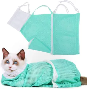 Cat Bath Mesh Bag, 1 Piece, Cat Grooming Shower Bag, Cat bathing Bag