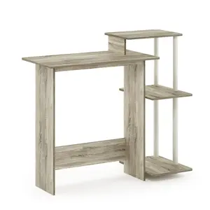 If you want a desk that looks good and works hard, the EFFICIENT Desk in Sonoma Oak delivers a 28.6-inch desk, three open side shelves, and a layout that suits a dorm, bedroom, or home office.