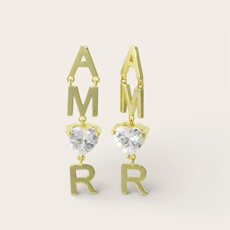 Earrings Amor initials Earrings Amor initials