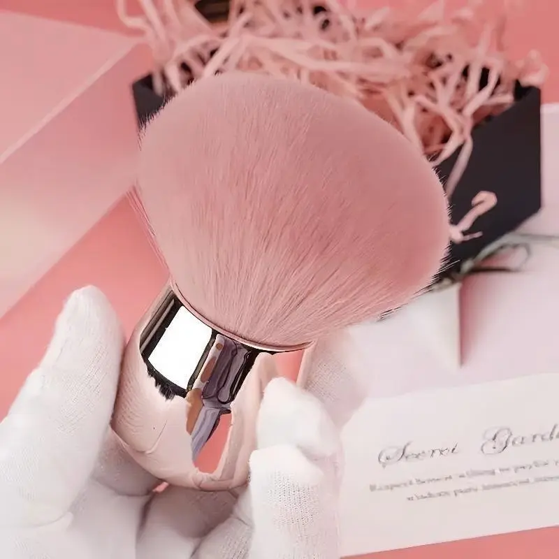 1pc Gentle Soft Bristle Nail Art Dust Cleaning Brush - Effective Unscented Manicure Pedicure Acrylic UV Gel Powder Remover Tool for Professional Salon Use and At-Home Nail Care - Easy to Clean and Reusable Accessory Cleansing
