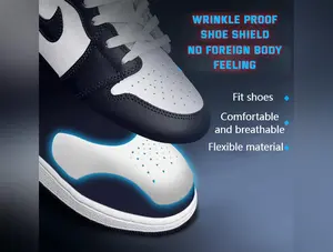 Pair Sneaker Shoe Anti Crease Protector Decreaser Toe Force Creasing Shoes Cover