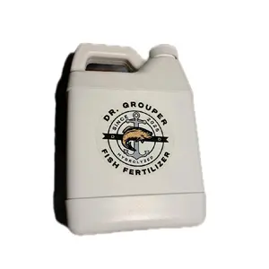 Dr. Grouper's Fish Fertilizer - Organic Liquid Hydrolyzed N-P-K 2-4-1 for Optimal Plant Growth & Health - Packed with Macro & Micro Nutrients for Maximum Efficiency