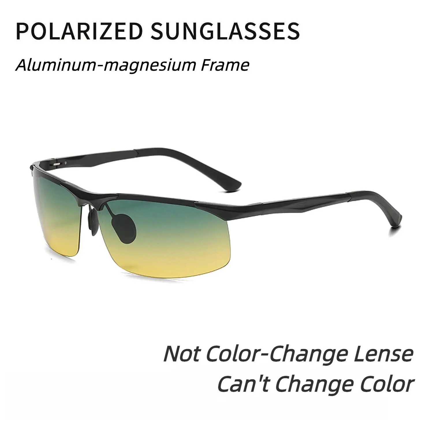Gradient Tinted Polarized Sunglasses(Night Vision)