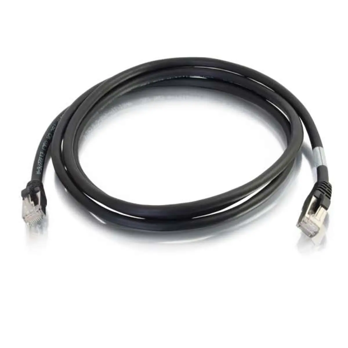 Cables To Go High Speed Cat6 Snagless Shielded-STP Ethernet Network Patch Cable - 6 ft, Data Transmission, Electromagnetic Protection, Aluminum Foil Shielding, Polycarbonate Connectors, Black, PVC, 568B, ANSI Compliant, FM-PE, Polyvinyl Chloride (Pvc)