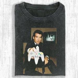[Sale Up To 25%] Vintage Gamer Aesthetic Graphic Tee, Retro 90s Gaming Shirt, Funny Nerd Culture Outfit, Unisex Streetwear Apparel
