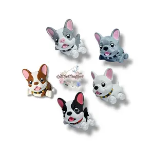 Miniature Frenchie | 3d Printed Figurine. Articulating Puppy.  Perfect Gift for Any Dog Lover.  Collectible Decor Decoration Artistic