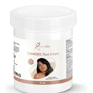 Byenblan Turmeric Face Cream 4 oz - 7 Days Results Handmade with Love - Strong & Effective Skin Care