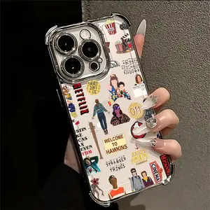 Movie S-Stranges T-Things Phone Case Suitable for iPhone 17 16e 16 15 14 13 12 11 Mini Pro Max Air X XR XSMAX 8 7 Plus Anti Fall Transparent Soft Back Cover