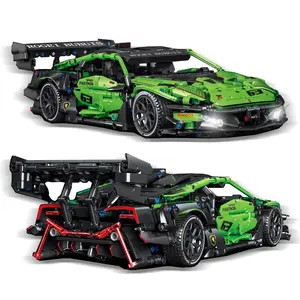 1:14 Racing Car Building Blocks Set, 1644pcs/set Speed Champions Sports Car, Vehicle Building Blocks Set for Teenager and Adults, Attractive Construction Vehicle Toys Building Block Model, Building Block Sets