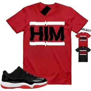 Unisex Shirt To Match AJ 11 Low Bred 2025 Sneaker Matching Tee HIM T-Shirt, 11 Low Bred Outfit, Trending Shirts, Top Tshirt