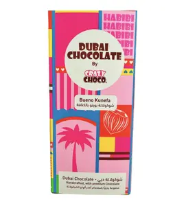 Crazy Choco Dubai Chocolate 150g - Rich, Smooth, Advertitive Snack with Unique Exotic Flavor - Bueno Kunefa