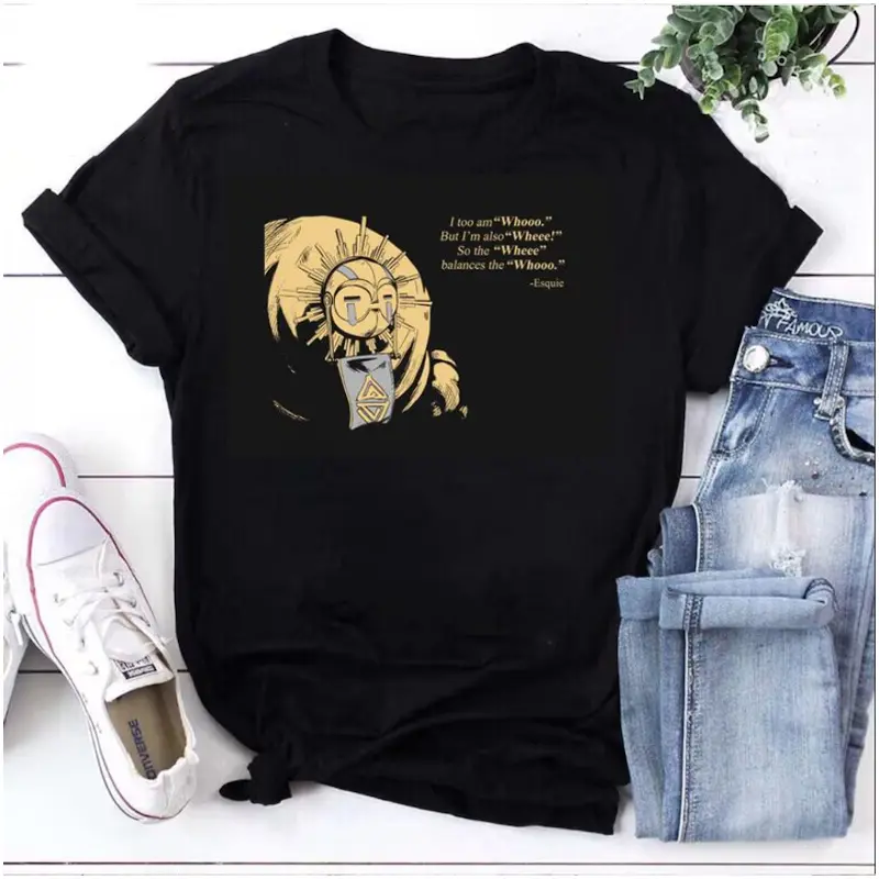 Esquie Cute shirt, Cute Creature, Rpg Gamer  T-shirt, Vintage Y2K Graphic Tee, Rpg Turn Based Games Shirt, Streetwear Casual, Summer Style