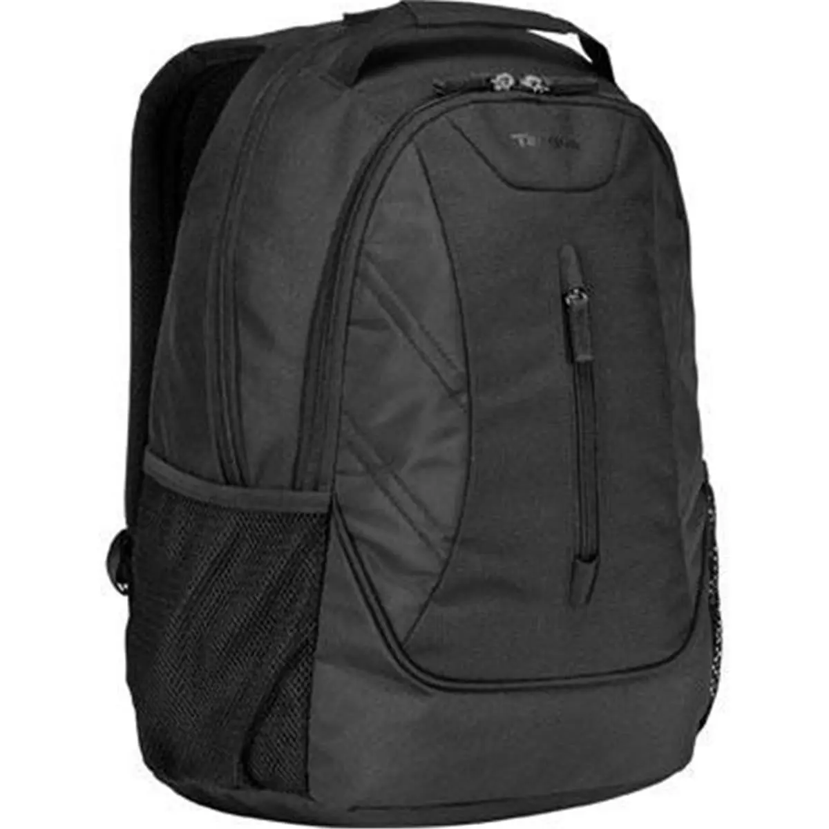 Targus 16-in Ascend Durable Padded Fabric Backpack - Laptop Accessories, Multi-Compartment, Business & Casual Use, Black Car Interior Decoration Bag with Water Bottle Holders & Front Workstation