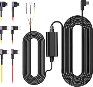 Type C Hardwire Kit with Fuse Tap, Exclusive for  Dash Cam GH / GH Pro / GH MultiChannel, Supports Parking Mode, Includes Double Fuses Tap