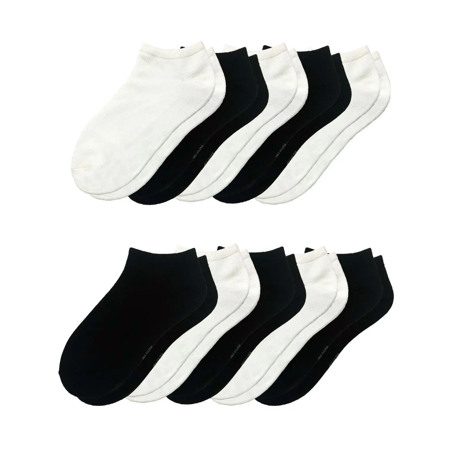 No-Show Bamboo Socks 10-Pack
