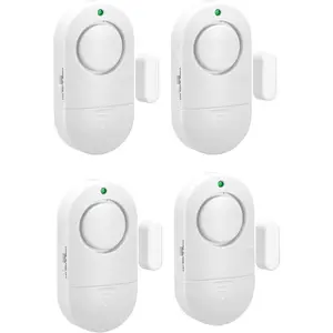 Door Window Alarm 4 Pack 120DB Pool Alarm Home Security for Kids Safety