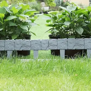 Garden Edge Boundary Board, Villa, Patio Decorative Fence, Thickened, Garden Edging Border - Garden Fence Small Fence, Outdoor Guardrail Court Vegetable Garden, Park Plastic Fence