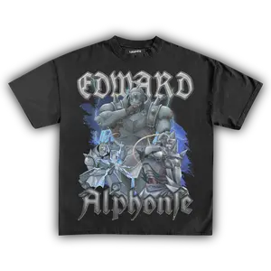 FULL METAL ALCHEMIST ALPHONSE VINTAGE TEE - Vintage Graphic Cotton Tee - Unisex Streetwear, Menswear & Womenswear, Gift for All Occasions