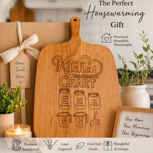 Kitchen Essentials Engraved Board