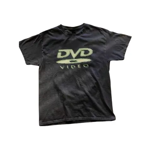 Vintage Green Logo Gaming T-Shirt – 2000s Retro Aesthetic Tie-Dye Cotton Tee