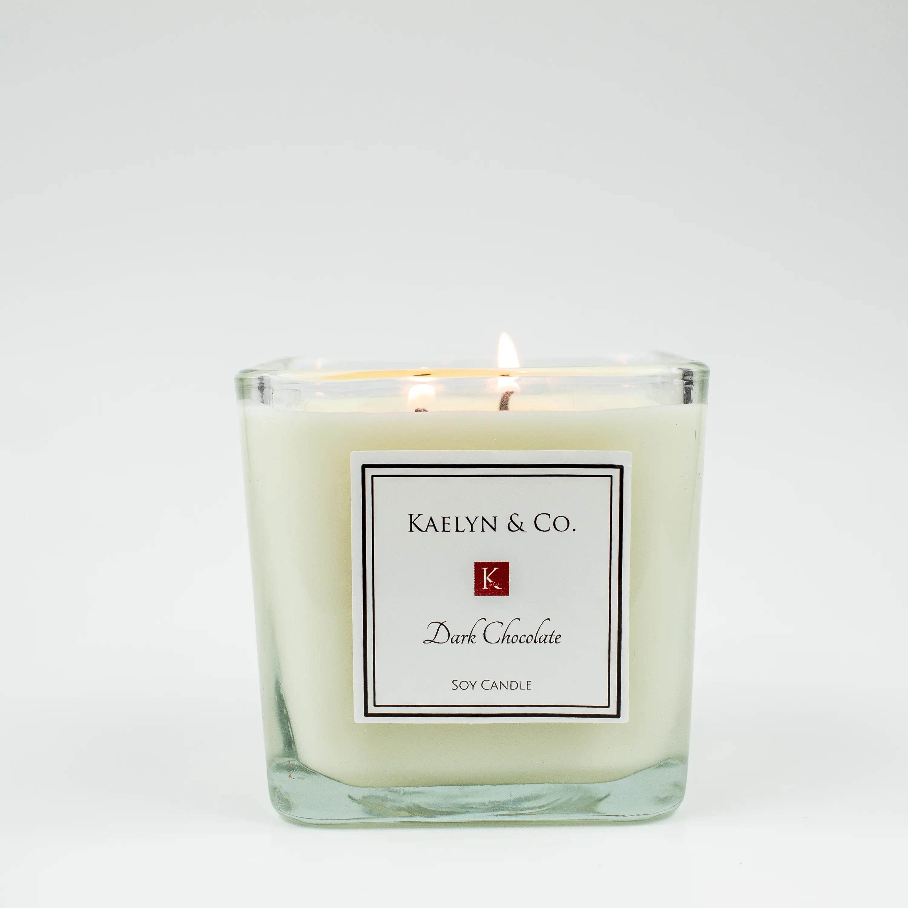 Dark Chocolate Medium Cube Candle
