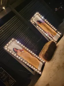 Custom 2x6ft Frame with lights