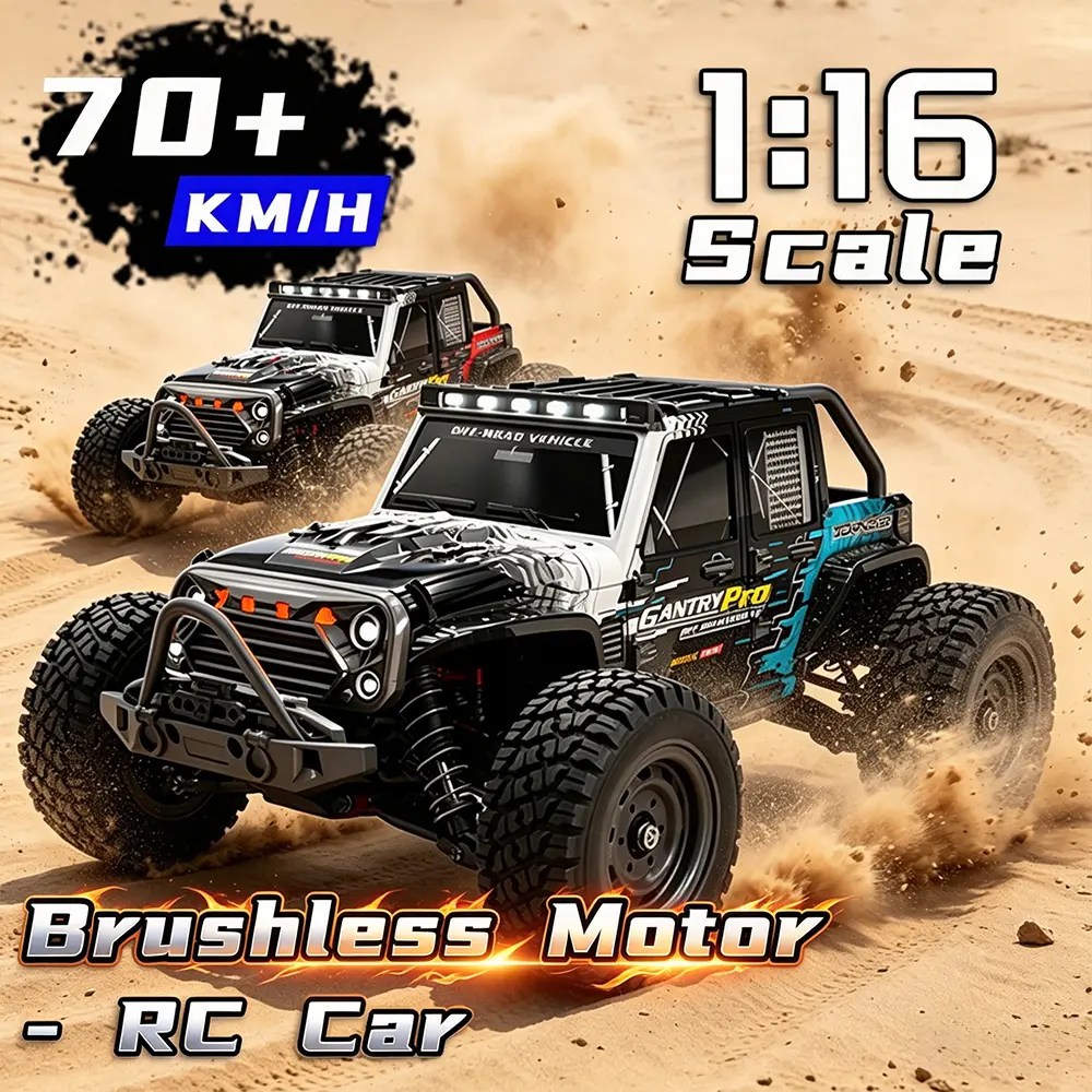 Maxmum kph over 70！！！2026 Newest Brushless High Speed RC Controlled Car, Fast Electric RC Model Car for Kids' Toy Hobby