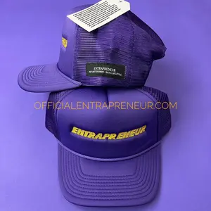 ENTRAPRENEUR “ purple “ trucker hat ENTRAPRENEUR “ purple “ trucker hat