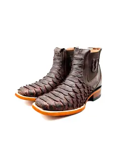 Ankle Boot Brown Python