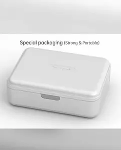 This unisex cosmetic organizer box includes all essential tools and accessories, and comes with 10 free replacement parts.